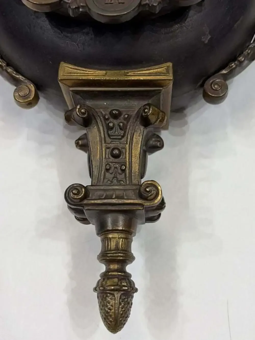 Vintage Westwood Chadwick Wall Clock Brass Cherubs Germany Working